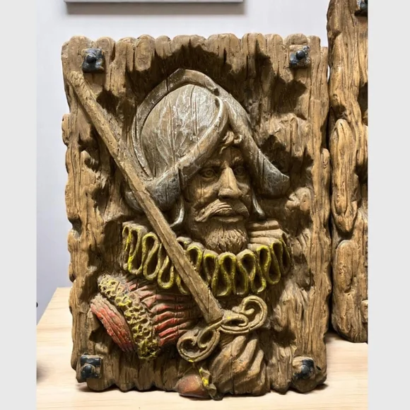 Vintage Knight Wall Plaques